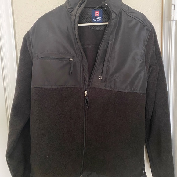 Chaps Black Fleece Jacket, Medium - Picture 1 of 4